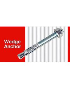 Wedge Anchor Bolt 12 x 250 mm with Hex Nut and Plain Washer  (Pack of 10) ICFS 